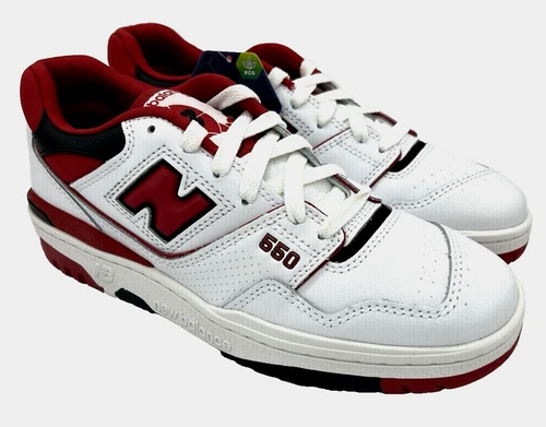 BRAND  NEW Men's New Balance 550 White Red US Size 8 BB550SE1