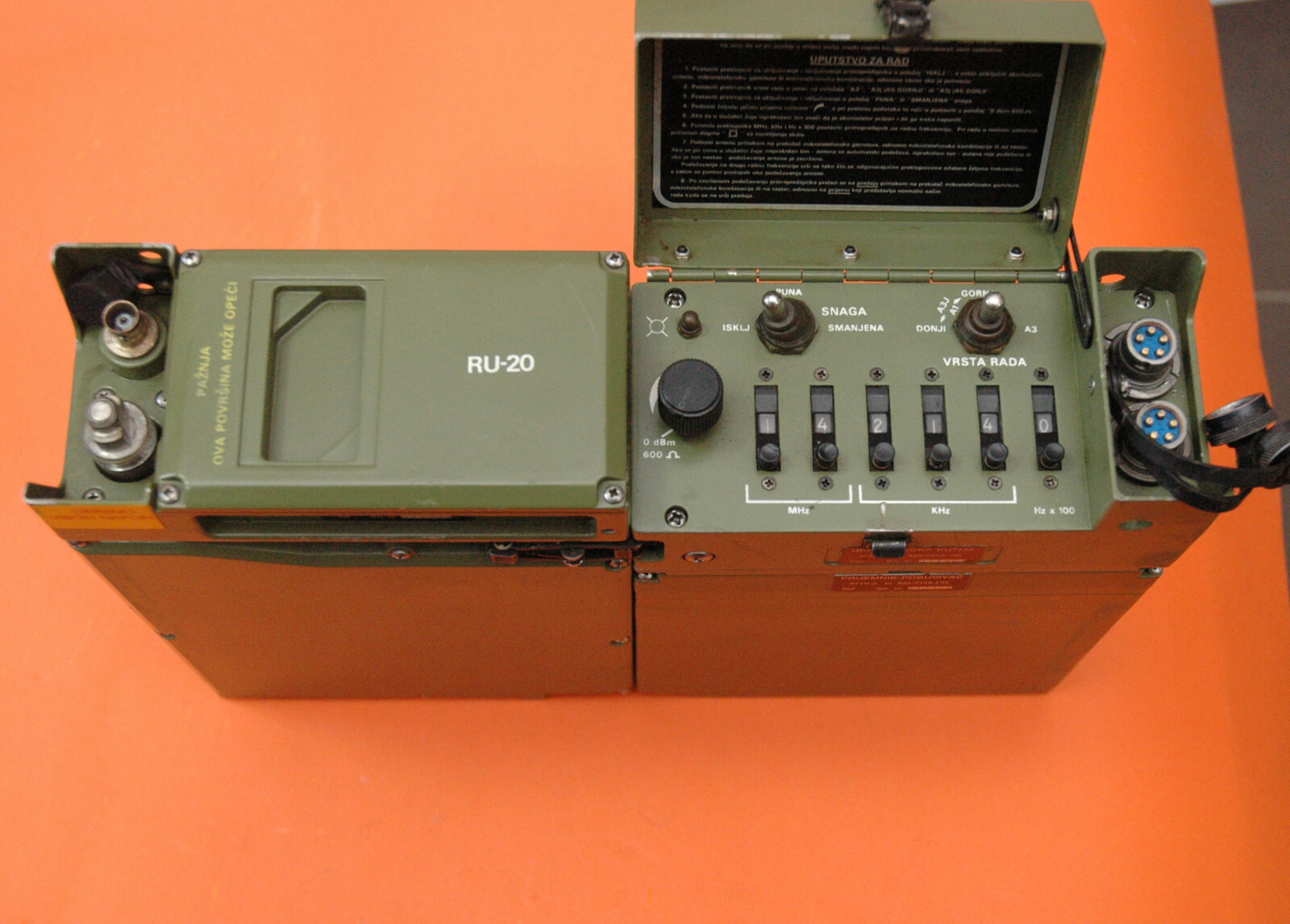 Rockwell Collins PRC515 RU20 Military HF Radio Transceiver eBay