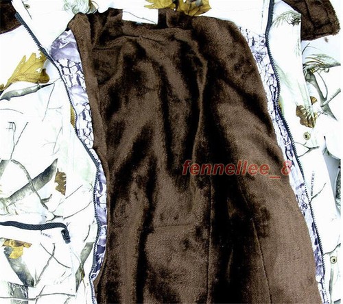 Camouflage Ghillie Suit Padded Jacket Pants Waterproof Winter Snow Field Bionic - Picture 8 of 9