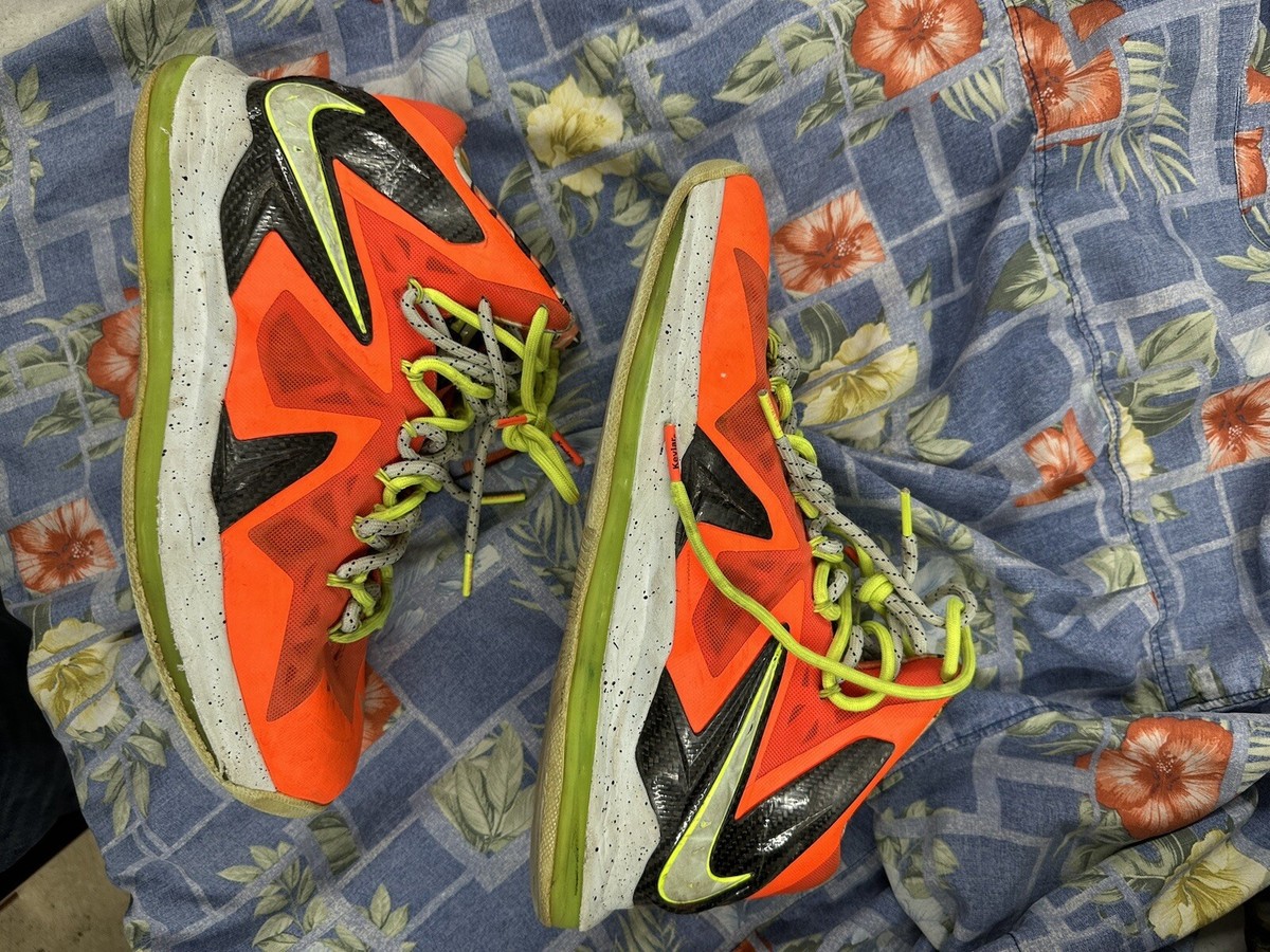 Nike Lebron 10 P.S Elite Bright Crimson Hyperfuse Basketball