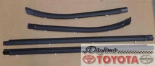 OEM TOYOTA TACOMA EXTERIOR WINDOW WEATHERSTRIP SET FITS DOUBLE CAB 1995-2004