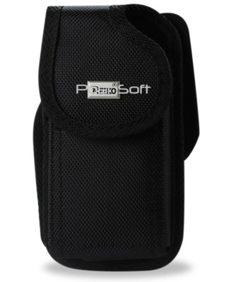 Black Ballistic Nylon Rugged Holster Pouch Case + Belt-Clip for Xiaomi Phones