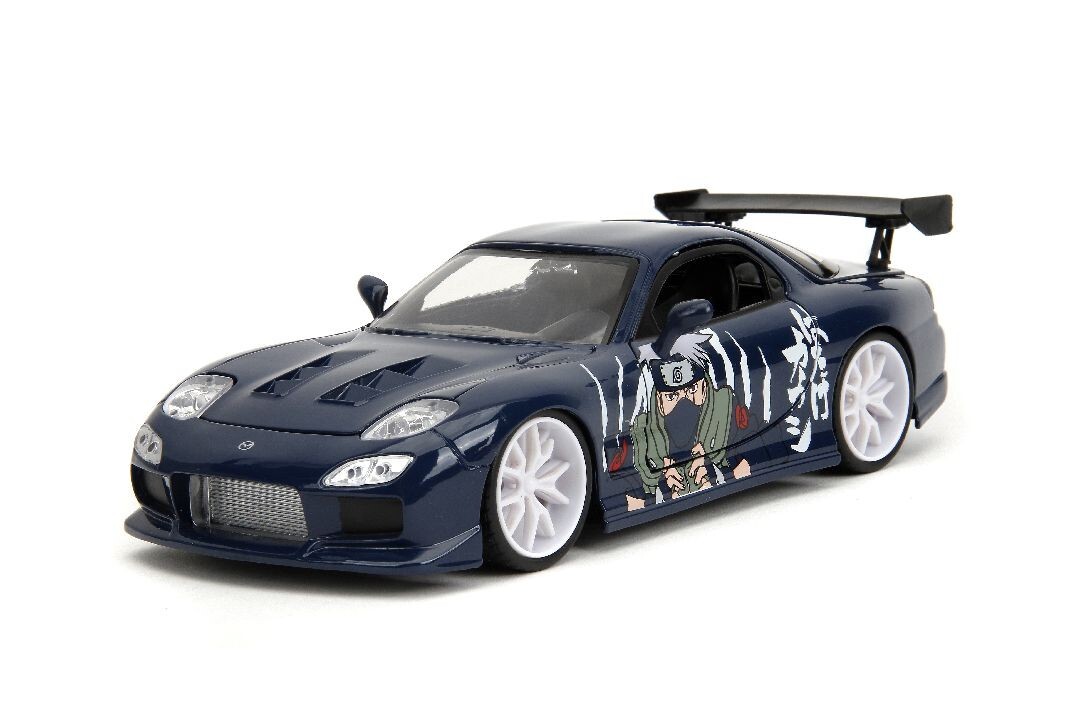 JADA NARUTO SHIPPUDEN 1993 MAZDA RX-7 1/24 with KAKASHI HATAKE