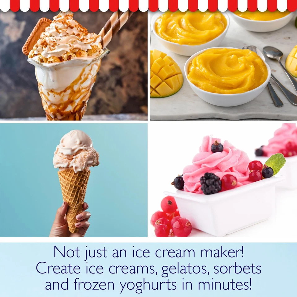 Fabricante de crème glacée et de desserts Sensio Home Icy Treats, crème glacée rapide professionnelle - Photo 3/4