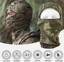 Tactical Military Balaclava Full Face Mask Dustproof Ski Mask for Hunting Sports