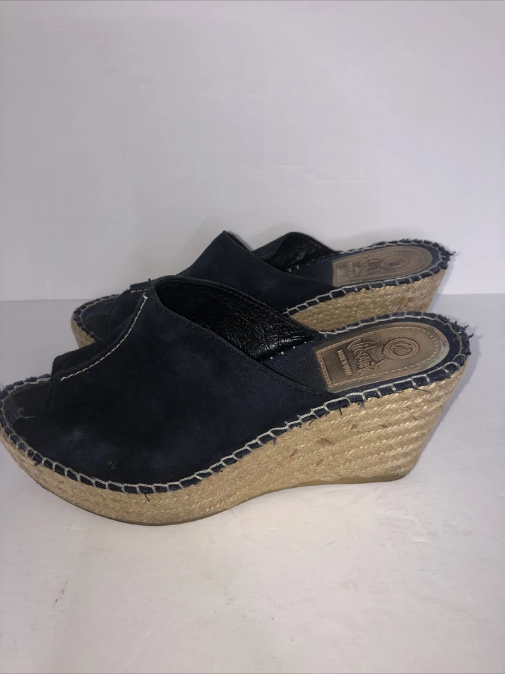 Vidorreta Mujer Gamuza Espardrille Cuñas Hechas en España Talla 38 Foto 3 de 4