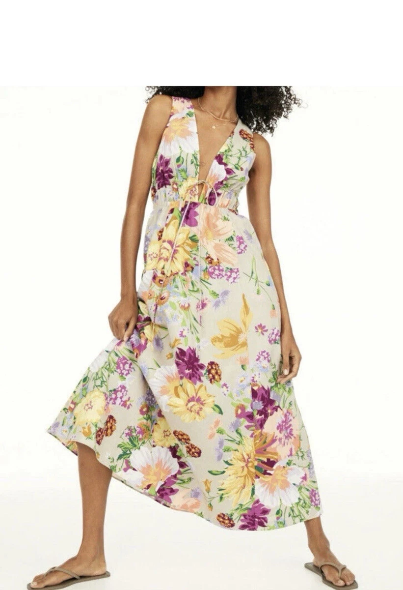 h&m floral maxi dress Dresses | Long-Sleeve Bodycon & Satin length dress in a crisp weave made from a viscose and nylon blend with an all H&M Ivory White Yellow Chiffon