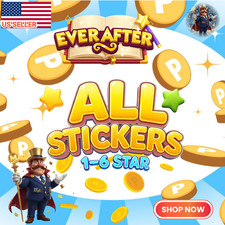 🌈Monopoly.Go🌈 ✅ ALL STICKER 1-6⚡( New Album) ⭐AVAILABLE AND CHEAPEST