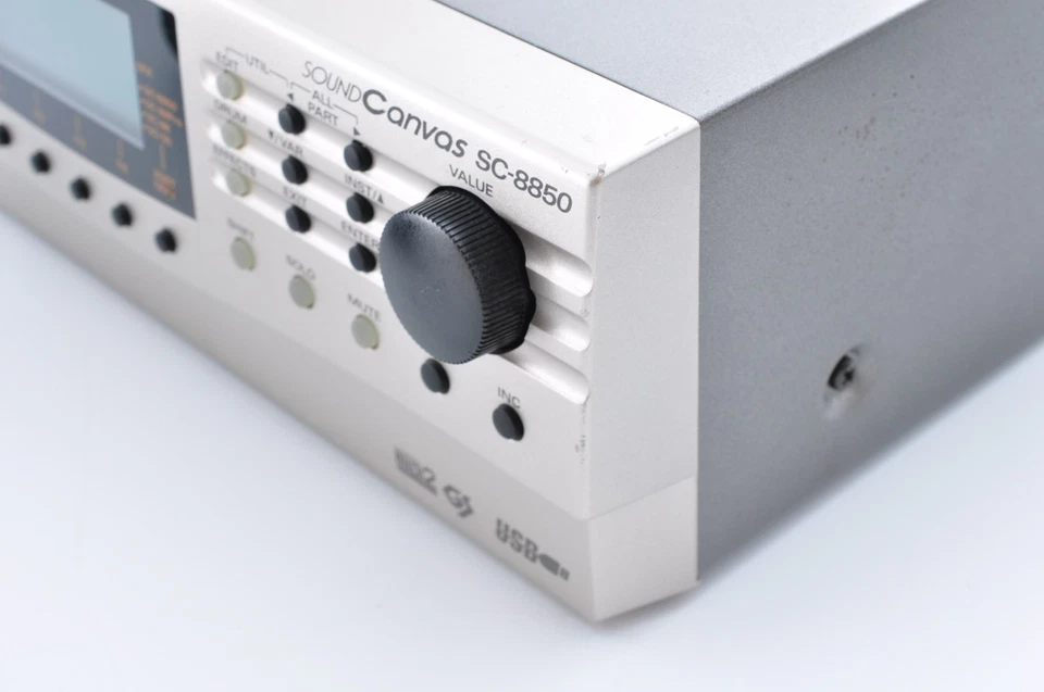 Roland SC-8850 MIDI Sound Module Synthesizer 1999 w/Power Cord Working ZM67724 - Image 3 of 4