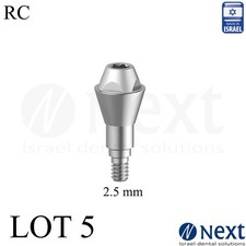 Lot x5 Straight Multi Unit for Straumann BL RC 2.5 mm