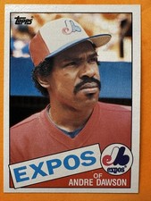 1985 Topps #420 Andre Dawson. Set break Mint-Gem