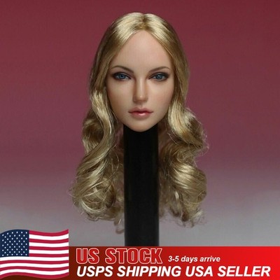 SUPER DUCK 1/6 SDH005B Beauty Girl Head Sculpt For 12'' Female PH TBL Figure Body