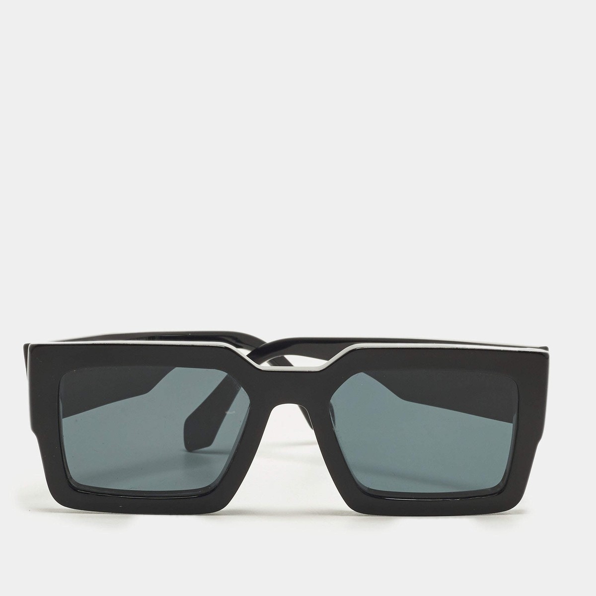 Louis Vuitton Black Z1579W LV Clash Square Sunglasses | eBay