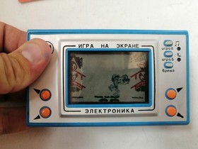 TESTED RARE USSR Toy Wolf Original Game Watch EGG EG-26 blue IM19 IM02 Nintendo