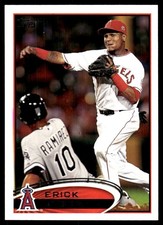 Erick Aybar 2012 Topps Angels #ANG15 Angels MLB READ FREE SHIPPING AutographDen
