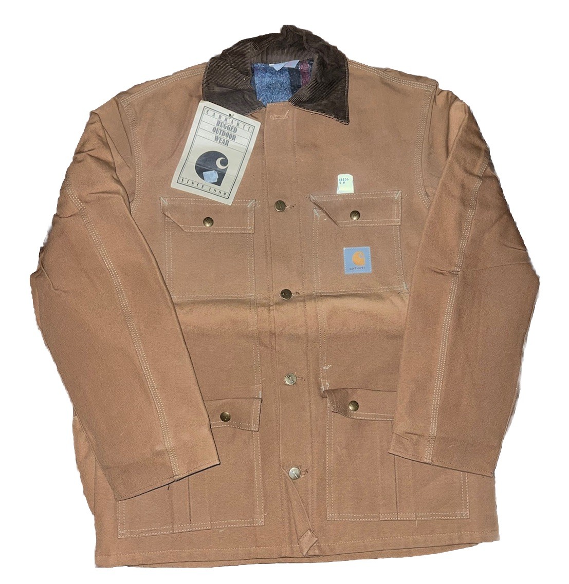 Vintage Carhartt CB256 Hunting Jacket Coat Game Pouch Medium