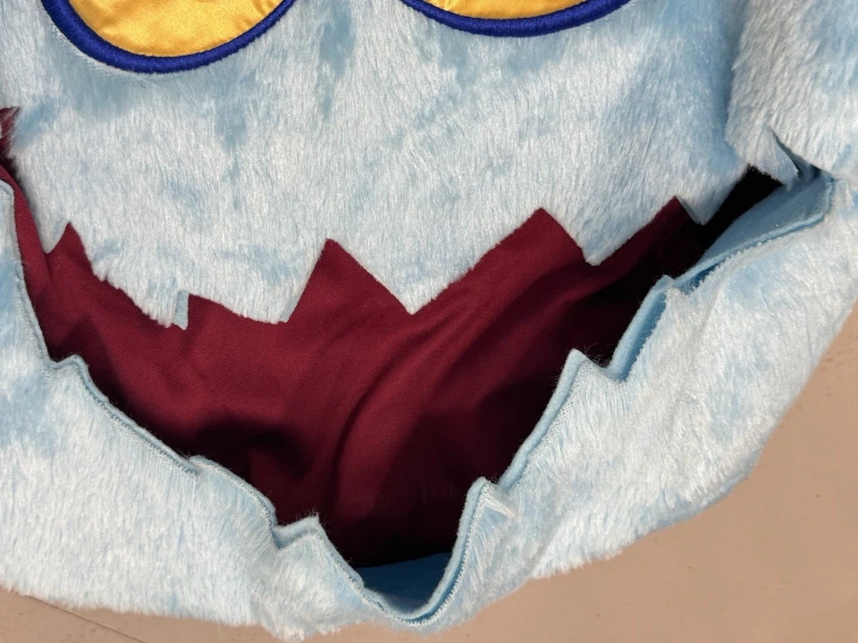 Disfraz de monstruo azul difuso de Halloween talla única George para niños y niñas Foto 4 de 4