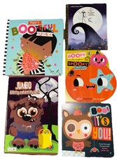 NEW Lot of 5 Children Halloween Books Hard/Paperback Kids Fun  Activity Book