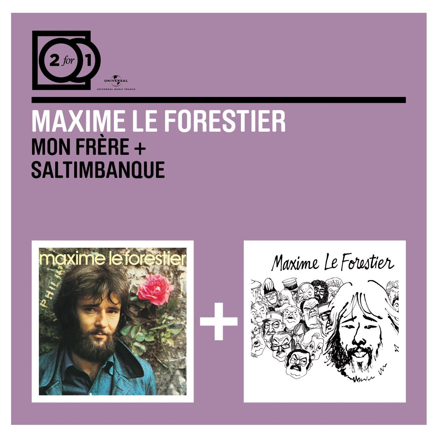 Maxime Le Forestier Maxime Le Forestier - 2For1:Mon Frere/Saltimbanq (CD)