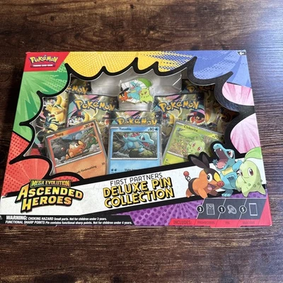 Pokémon TCG Mega Evolution Ascended Heroes Deluxe Pin Collection Promo Kit - Image 1 of 2