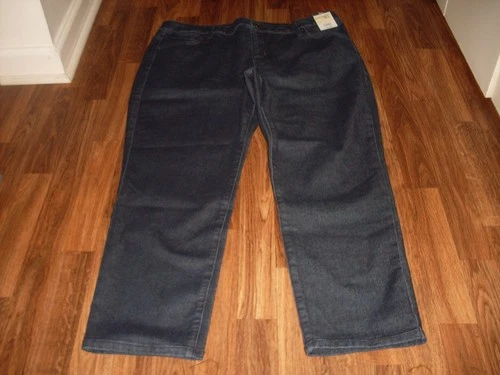 WOMENS TERRA & SKY STRAIGHT STRETCH JEANS SIZE 18W PETITE NWT