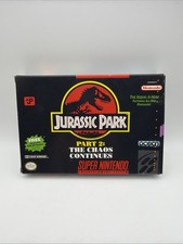 Jurassic Park: Part 2 CIB W/ Manual (Super Nintendo) (Tested/Working)