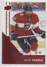2016-17 Upper Deck Overtime Red Foil 8/99 Keith Yandle #121 a3q
