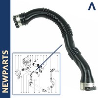 Newparts Intercooler Schlauch FüR NV300 Primastar Vivaro B 1446200Q0H