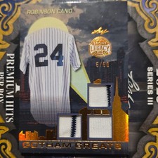 2025 Leaf Bronx Legacy Gotham Greats Robinson Cano Bronze Holofoil MEM /50