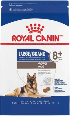 Royal Canin Size Health Nutrition Large Breed Aging 8+ Senior Dog Dry Food - 30 