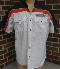 Harley-Davidson Men's Large Genuine Motor Clothes Mechanic Style Shirt