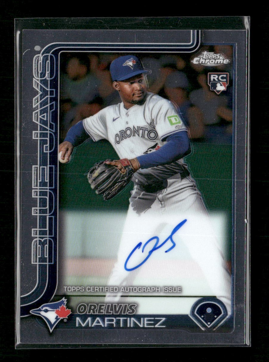 2025 Topps Chrome Orelvis Martinez RC Rookie Autographs #RA-OM