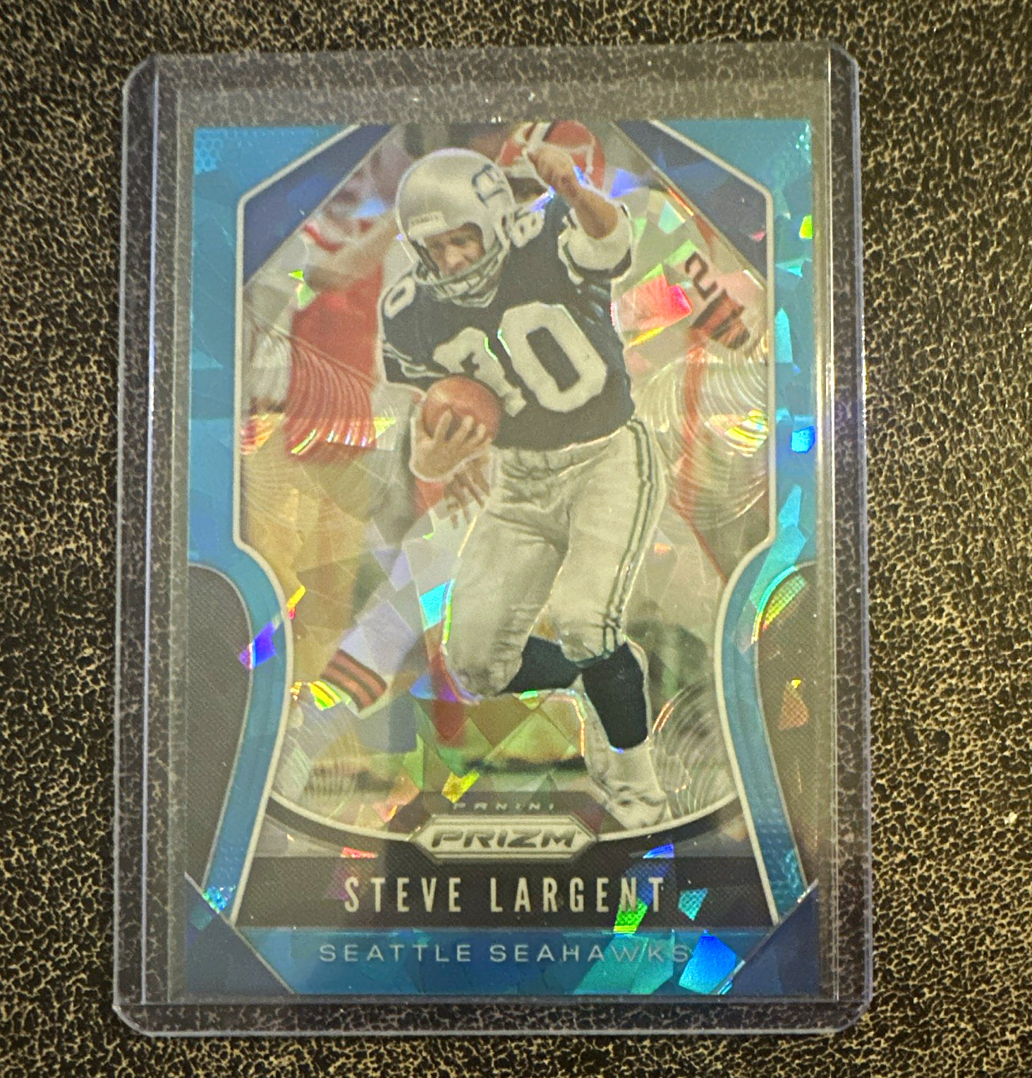 2019 Prizm Steve Largent Seahawks Blue Ice Prizm /99 #284