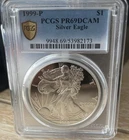 1999-P American Silver Eagle Dollar PR69DCAM PCGS Proof 69 Deep Cameo