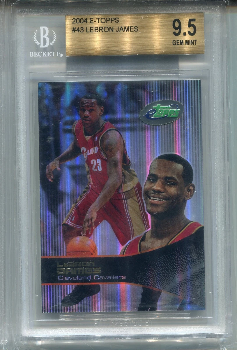 LeBron James Grade 9.5 Basketball Rookie Sports Trading Cards