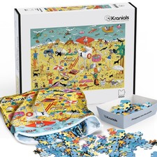 Dog Jigsaw Puzzle 1000 Piece   Dog Puzzle for Adults, Fun  Chaotic Jigsaw Pu...