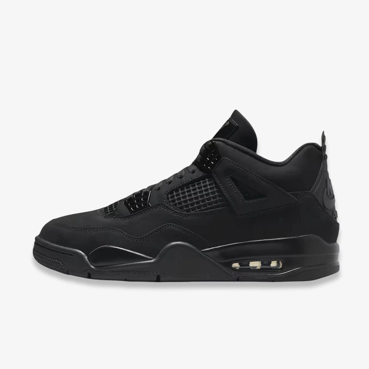 Air Jordan 4 Retro 'Black Cat' (2025) Sneakers Unisex Adult Mens