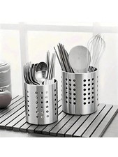 Stainless Steel Cutlery Stand Kitchen Sink Tidy Utensil Holder Rack Drainer 1PCS