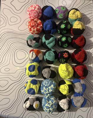 DirtBag & sand master hacky Sack Footbags Mixed colors ONLY ONE HACK SACK  