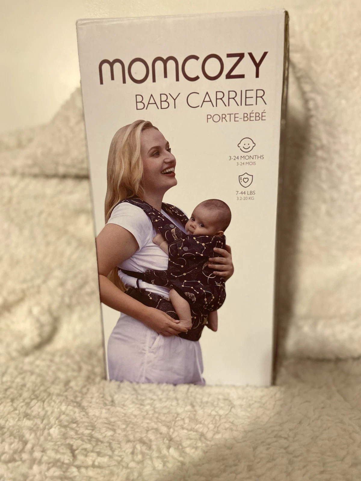 Momcozy Baby Carrier Newborn to Toddler Ergonomic, Cozy and Lightweight Beige