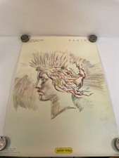 Affiche ancienne vente aux enchères Peter Max "Liberty Lady" Kagin's Ana (#14)