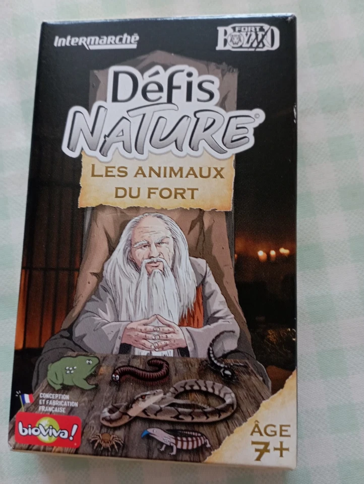 jeu DEFIS NATURE les animaux du fort / cartes FORT BOYARD / intermarché 2026 - Photo 1/1