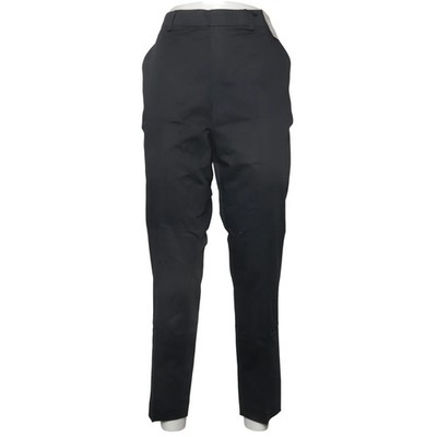 Uniqlo, Stoffhose, Größe: M, model: ezy satin ankle trousers, Schwarz #VBO