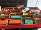 LESNEY MATCHBOX Cars With Collector Case Includes 17 Mint Matchbox Cars , Trucks