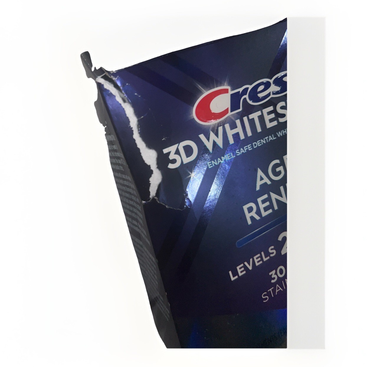 Crest 3D White Level 25 Age Renew Teeth Whitening Strips 42 Count Ex 06/2026