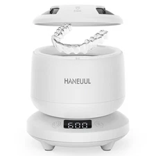 2025 Ultrasonic Retainer Cleaner for Dentures & Aligner, Durable Removable Ba...