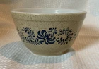 Vintage Pyrex Corning Homestead 401 (750 ml) Mixing Bowl Tan and Blue