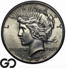 1935 Peace Dollar, Solid Gem BU++ Final Year Issue