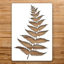 Fern Leaf Intri Large Reusable Wall Stencil For Painting DIY Home Decor Template
