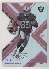 2017 Donruss Elite Aspirations Die-Cut 24/24 Amari Cooper #79 03xg